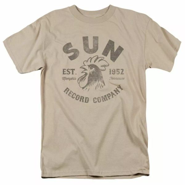 sun records vintage logo t shirt mens licensed rock record label tee sand, White;black
sun records vintage logo t shirt mens licensed rock record label tee sand, White;black
