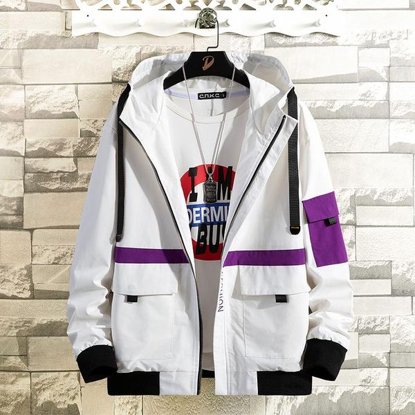 men's jackets nice casual patchwork jacket men pocket zipper hooded mens and coats man japanese style tactical outerwear size, Black;brown
men's jackets nice casual patchwork jacket men pocket zipper hooded mens and coats man japanese style tactical outerwear size, Black;brown