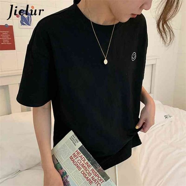 t-shirt summer o-neck loose t shirt women emboridery short sleeve 5 colors slim hipster chic korean basic tshirt 210426, White
t-shirt summer o-neck loose t shirt women emboridery short sleeve 5 colors slim hipster chic korean basic tshirt 210426, White