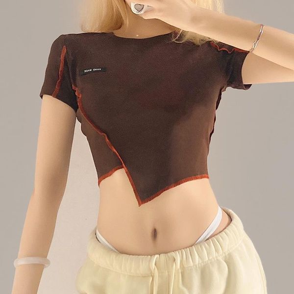 women's t-shirt 2021 summer ladies irregular patchwork short sleeve t shirt harajuku streetwear women cotton fabric t-shirts, White
women's t-shirt 2021 summer ladies irregular patchwork short sleeve t shirt harajuku streetwear women cotton fabric t-shirts, White