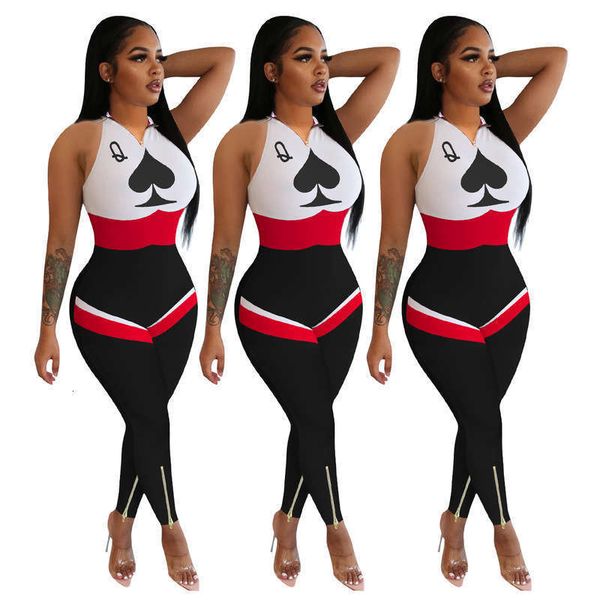 dresses yd8255 women's casual fashion sports printed zipper waist jumpsuit, Black;gray
dresses yd8255 women's casual fashion sports printed zipper waist jumpsuit, Black;gray