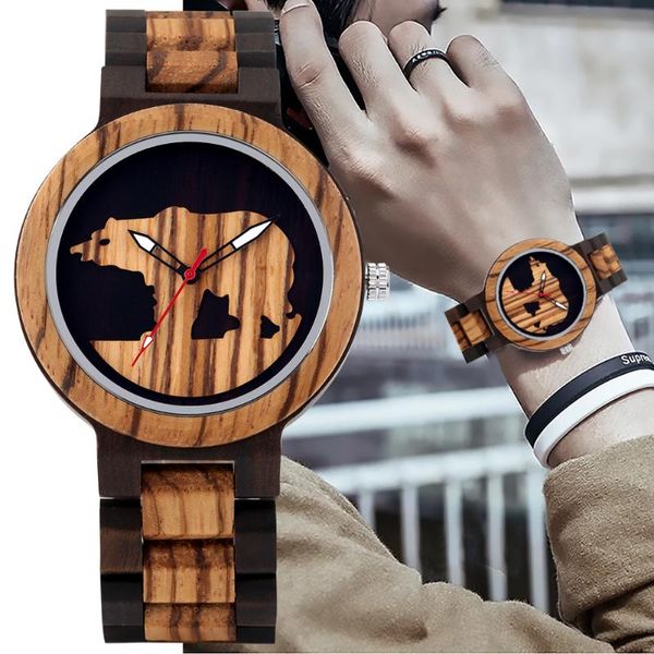 wristwatches business wooden watch men fashion stylish wood timepieces chronograph military quartz watches morden wristwatch, Slivery;brown
wristwatches business wooden watch men fashion stylish wood timepieces chronograph military quartz watches morden wristwatch, Slivery;brown