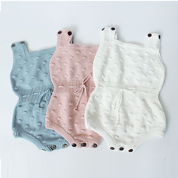 spring autumn baby clothes bodysuit pure color knit infant boys girls vest rompers, Blue
spring autumn baby clothes bodysuit pure color knit infant boys girls vest rompers, Blue