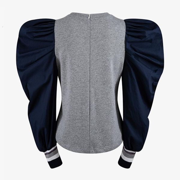 women's hoodies & sweatshirts 2021 spring autumn casual chic puffy sleeve loose shirt classic patchwork top, Black
women's hoodies & sweatshirts 2021 spring autumn casual chic puffy sleeve loose shirt classic patchwork top, Black