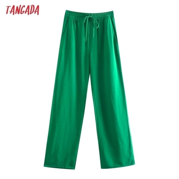 tangada fashion women green casual long pants trousers vintage style high street lady pants pantalon 5z68 211216, Black;white
tangada fashion women green casual long pants trousers vintage style high street lady pants pantalon 5z68 211216, Black;white