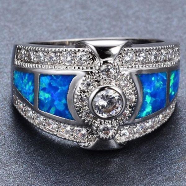 wedding rings geometric opal for women green blue white bride engagement rhinestone jewelry, Slivery;golden
wedding rings geometric opal for women green blue white bride engagement rhinestone jewelry, Slivery;golden