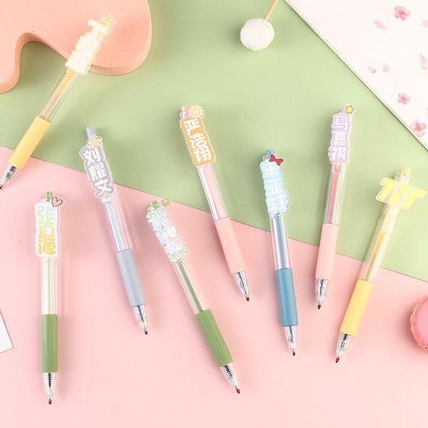 gel pens tnt era boy group black pen name stationery candy color support star souvenir cheer signing school supplies
gel pens tnt era boy group black pen name stationery candy color support star souvenir cheer signing school supplies
