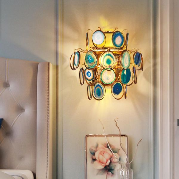 wall lamp luxury natural agate pendant living room aisle corridor background home decor indoor luces lighting fixture
wall lamp luxury natural agate pendant living room aisle corridor background home decor indoor luces lighting fixture