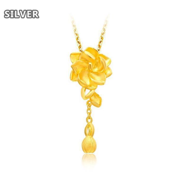 chains brass plated gold 3 d ritual marriage jasmine flowers month golden pendant laos placer long don't rub off the necklace, Silver
chains brass plated gold 3 d ritual marriage jasmine flowers month golden pendant laos placer long don't rub off the necklace, Silver