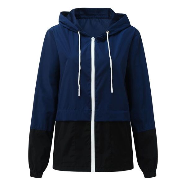 women's jackets waterproof windbreaker patchwork basic coat long sleeve drawstring hooded coats for women, Black;brown
women's jackets waterproof windbreaker patchwork basic coat long sleeve drawstring hooded coats for women, Black;brown