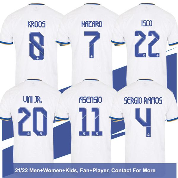 men women kids real madrid soccer jersey benzema camiseta hombre primera equipación blanca 2021 22 hazard asensio casemiro sergio ramos foot, Black;yellow
men women kids real madrid soccer jersey benzema camiseta hombre primera equipación blanca 2021 22 hazard asensio casemiro sergio ramos foot, Black;yellow