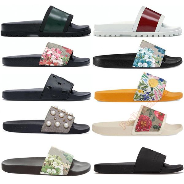 wholesale women slipper fashion designerss flat slides flops luxuryss platform rubber mens slippers striped brocade floral embroidery sandal, Black
wholesale women slipper fashion designerss flat slides flops luxuryss platform rubber mens slippers striped brocade floral embroidery sandal, Black