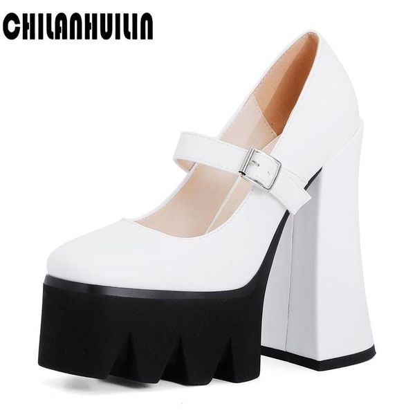 dress shoes classic women pumps ankle buckle spring summer female party wedding platform high heels woman mary janes, Black
dress shoes classic women pumps ankle buckle spring summer female party wedding platform high heels woman mary janes, Black