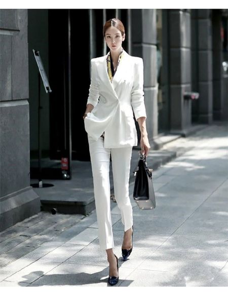 women's suits & blazers personalized long autumn formal bussiness elegant feminine suit blazers office ladies pant handmade s, White;black
women's suits & blazers personalized long autumn formal bussiness elegant feminine suit blazers office ladies pant handmade s, White;black