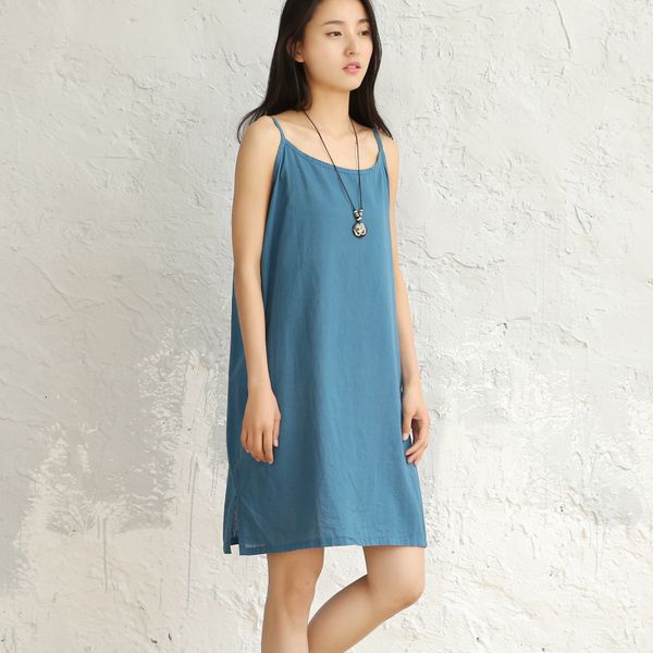 fashion spaghetti spandex friendly women's skin summer sleeveless dress comfortbale cotton linen dresses, Black;gray
fashion spaghetti spandex friendly women's skin summer sleeveless dress comfortbale cotton linen dresses, Black;gray
