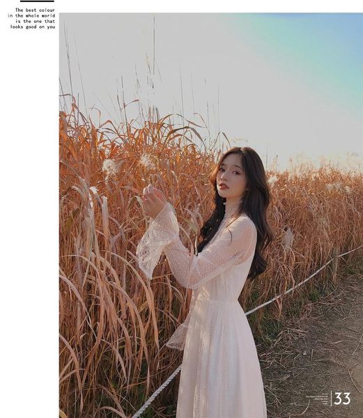 casual dresses super immortal temperament gentle wind base lace screen yarn dress female fall and winter 2021 sweet high-waist long, Black;gray
casual dresses super immortal temperament gentle wind base lace screen yarn dress female fall and winter 2021 sweet high-waist long, Black;gray