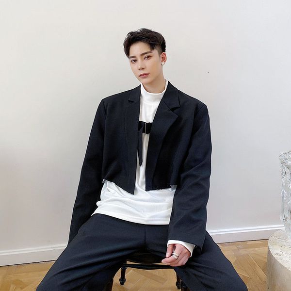 Men's Fashion Niche Black Suit Coat Irregular Cut Edge Asymmetric Blazer Men's Fashion 2021 Spring Autumn Streetwear New, White;black
Men's Fashion Niche Black Suit Coat Irregular Cut Edge Asymmetric Blazer Men's Fashion 2021 Spring Autumn Streetwear New, White;black