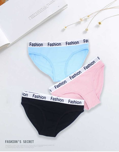 g strings underwear leisure fitness low waist hip lifting women's cotton sports letter belt briefs, Black;white