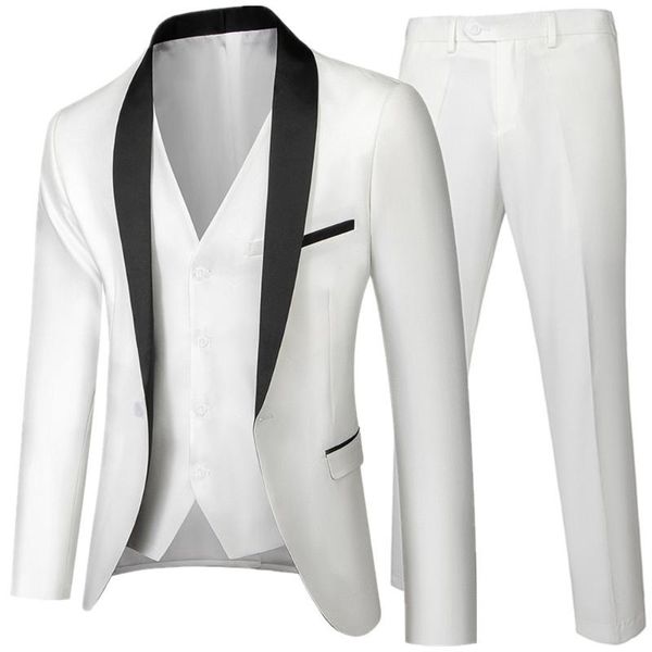 men's suits & blazers black men retrieve wedding party three pieces set size 5xl 6xl male blazer jas and vest mode slim fit pak, White;black
men's suits & blazers black men retrieve wedding party three pieces set size 5xl 6xl male blazer jas and vest mode slim fit pak, White;black