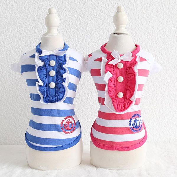 summer models striped design temperament sailor style yorkshire pet dog vest two-legged clothes for dogs apparel
summer models striped design temperament sailor style yorkshire pet dog vest two-legged clothes for dogs apparel