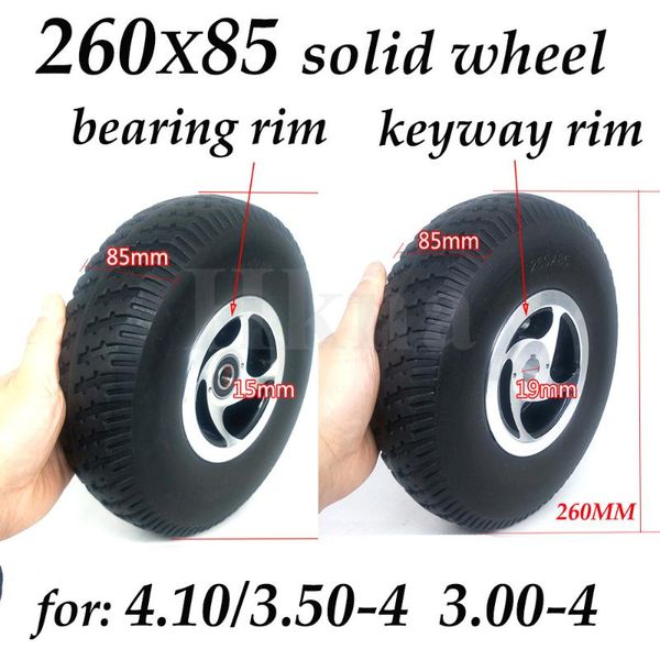 motorcycle wheels & tires 260x85 wheel solid tire with keyway rim bearing hub for electric scooter tricycle 4.10/3.50-4 non-inflatable part
motorcycle wheels & tires 260x85 wheel solid tire with keyway rim bearing hub for electric scooter tricycle 4.10/3.50-4 non-inflatable part