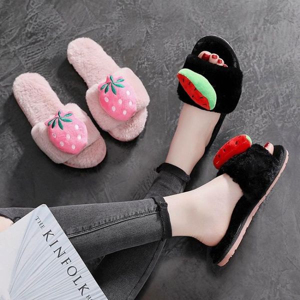 plush cute cartoon slippers womens fur winter shoes big size home slipper flip flops woman indoor bedroom slides, Black
plush cute cartoon slippers womens fur winter shoes big size home slipper flip flops woman indoor bedroom slides, Black