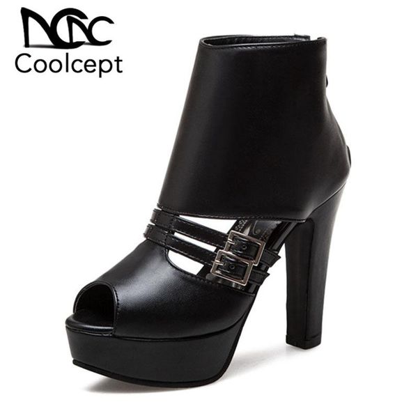 coolcept 2021 plus size 34-50 fashion women high heel sandals platform buckle peep toe spike summer vacation shoes, Black
coolcept 2021 plus size 34-50 fashion women high heel sandals platform buckle peep toe spike summer vacation shoes, Black