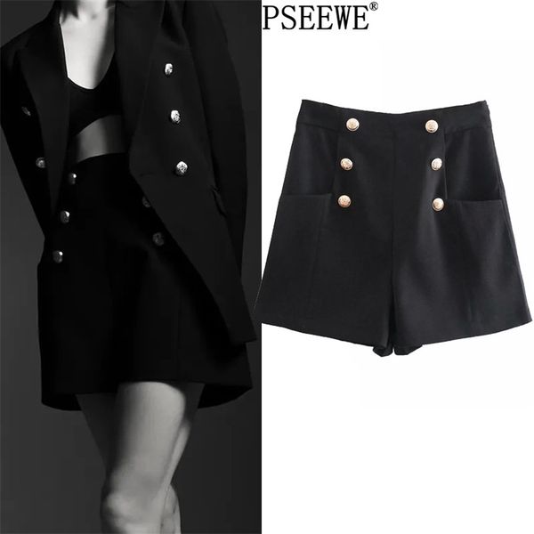 za black high waist shorts women fashion button elegant double-breasted woman ladies casual short pants 210623, White;black
za black high waist shorts women fashion button elegant double-breasted woman ladies casual short pants 210623, White;black