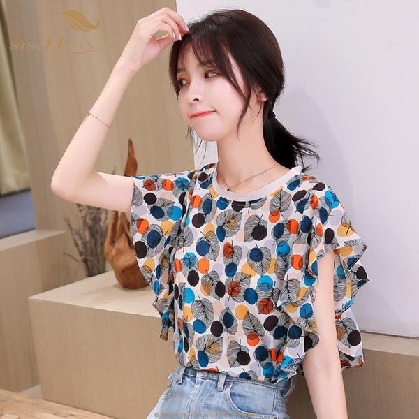 fashion floral chiffon shirt women's summer 2021 short o neck slim blouse sp1078 blouses & shirts, White
fashion floral chiffon shirt women's summer 2021 short o neck slim blouse sp1078 blouses & shirts, White