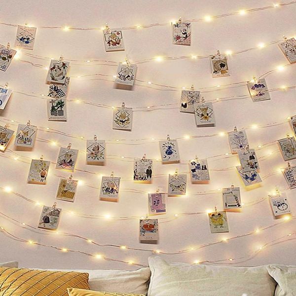 strings 2/3/4m picture po clips string light copper wire garland party wedding holiday fairy christmas room decoration
strings 2/3/4m picture po clips string light copper wire garland party wedding holiday fairy christmas room decoration