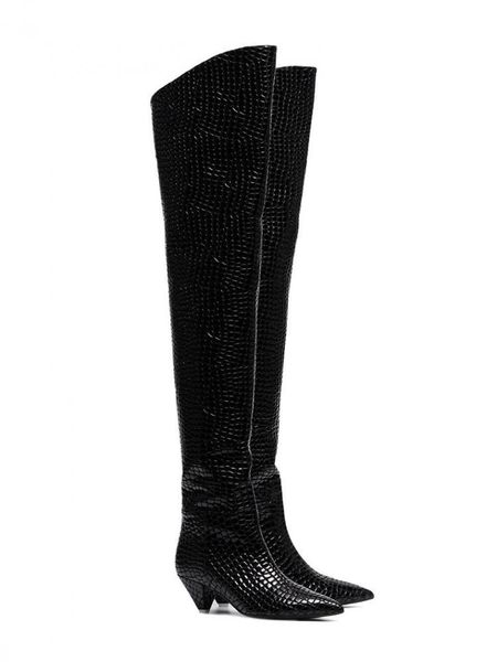 boots shoes winter woman botas mujer snakeskin genuine leather over-the-knee black thigh high pointed toe spike heels
boots shoes winter woman botas mujer snakeskin genuine leather over-the-knee black thigh high pointed toe spike heels