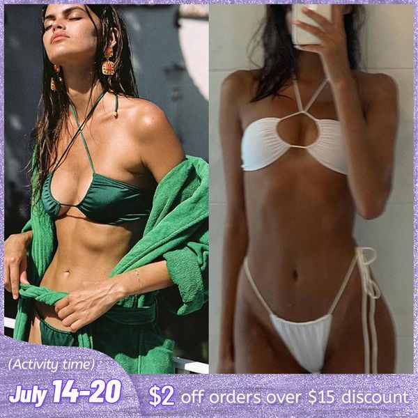 women's swimwear folds bikini 2021 swimsuit push up set bathing suit women solid color bikinis biquini beachwear swimsuits, White;black
women's swimwear folds bikini 2021 swimsuit push up set bathing suit women solid color bikinis biquini beachwear swimsuits, White;black