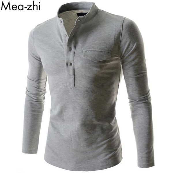 men's polos men tshirt long sleeve spring autumn solid tees plain casual stand collar daily work t shirts, White;black
men's polos men tshirt long sleeve spring autumn solid tees plain casual stand collar daily work t shirts, White;black