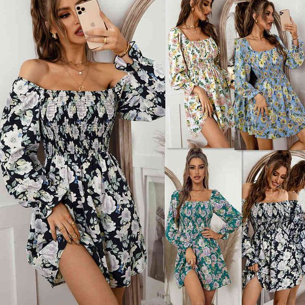 casual dresses independently developed digned fashion printed french collar dresses spring and summer 2022 skirt for women, Black;gray
casual dresses independently developed digned fashion printed french collar dresses spring and summer 2022 skirt for women, Black;gray