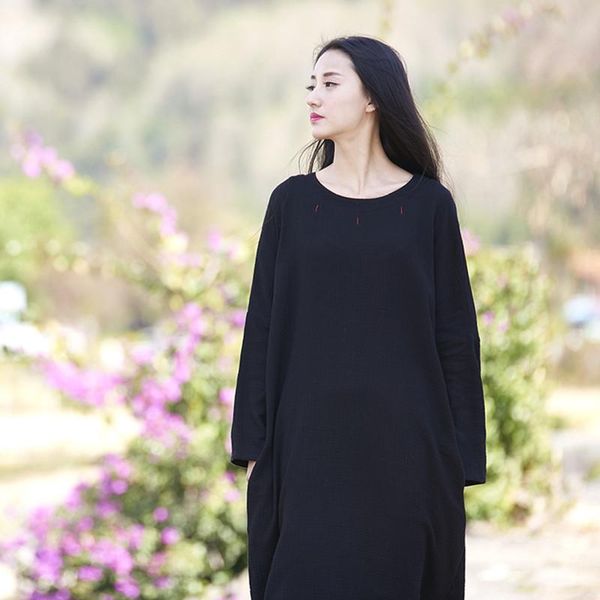 casual dresses women embroidery cotton linen vintage plus size l-5xl patchwork o-neck long summer lady vestidos maxi, Black;gray
casual dresses women embroidery cotton linen vintage plus size l-5xl patchwork o-neck long summer lady vestidos maxi, Black;gray