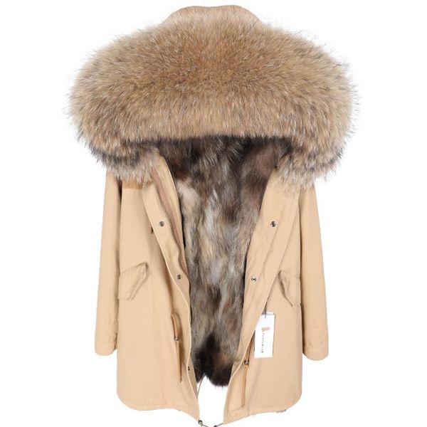 women's fur & faux nice autumn and winter raccoon liner pie overcoming oversized collar casual jacket mid-length coat women, Black
women's fur & faux nice autumn and winter raccoon liner pie overcoming oversized collar casual jacket mid-length coat women, Black