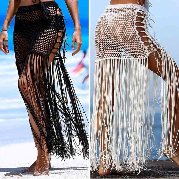 tassel 2021ins net red iron ring with hand woven hollow swimsuit bikini skirt, White;black
tassel 2021ins net red iron ring with hand woven hollow swimsuit bikini skirt, White;black
