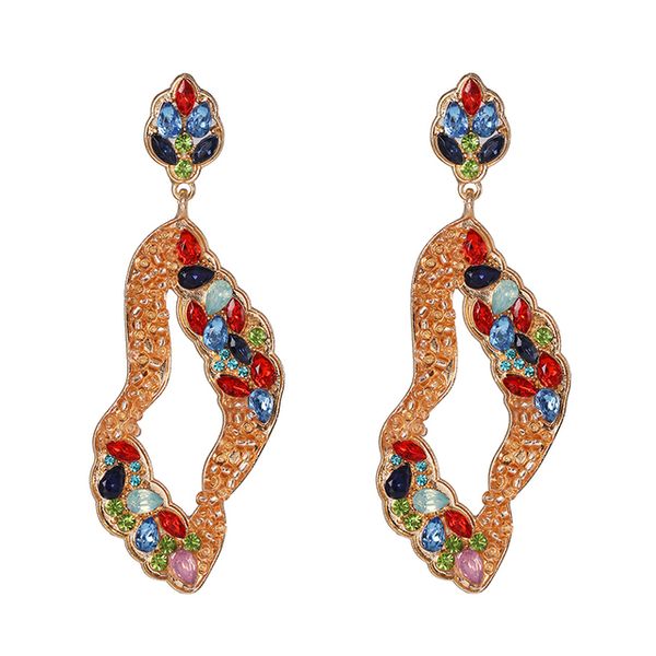 rhinestone geometric drop earrings for women bijoux drop dangle earring wedding jewelry gift, Silver
rhinestone geometric drop earrings for women bijoux drop dangle earring wedding jewelry gift, Silver