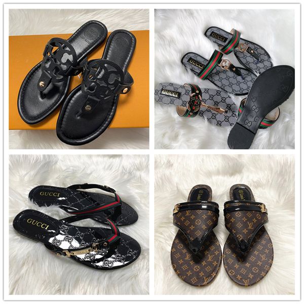 29 styles louis beach leather slippers men and women vitton thong sandals slides g flat flip flops shoes, Black
29 styles louis beach leather slippers men and women vitton thong sandals slides g flat flip flops shoes, Black