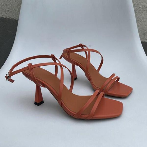 sandals 2021 trend summer gladiator fashion square toe ankle buckle strap ladies party dress heels shoes women pumps, Black
sandals 2021 trend summer gladiator fashion square toe ankle buckle strap ladies party dress heels shoes women pumps, Black