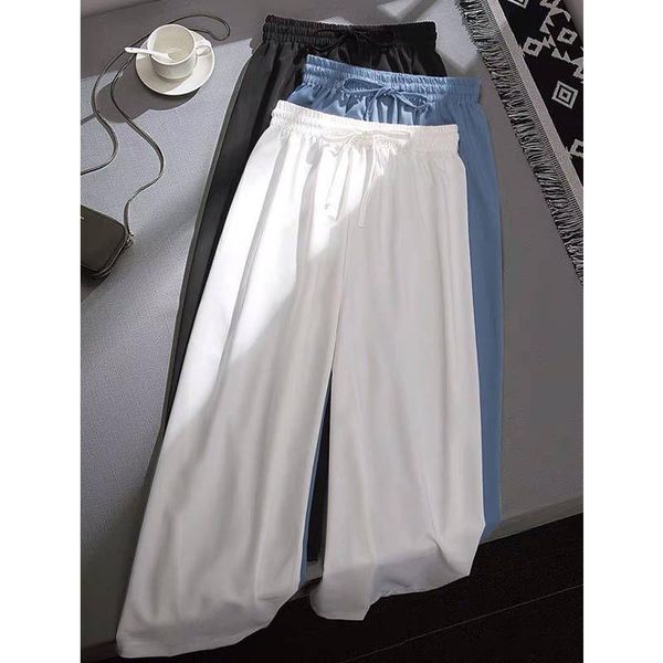 women's pants & capris easycore ice-silk chiffon wide-leg women high-waist dropped-feeling baggy trousers, Black;white
women's pants & capris easycore ice-silk chiffon wide-leg women high-waist dropped-feeling baggy trousers, Black;white