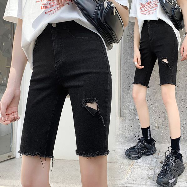 fashion a pair of jeans tight denim shorts women's summer thin 2021 5-point pants holed riding, Blue
fashion a pair of jeans tight denim shorts women's summer thin 2021 5-point pants holed riding, Blue