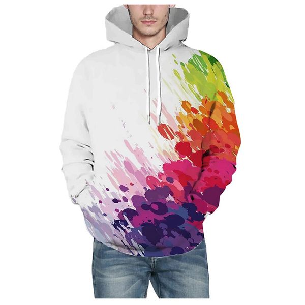 colorful 3d men's print hoodie visual impact party punk gothic round neck american sweatshirt hoodie, Black
colorful 3d men's print hoodie visual impact party punk gothic round neck american sweatshirt hoodie, Black