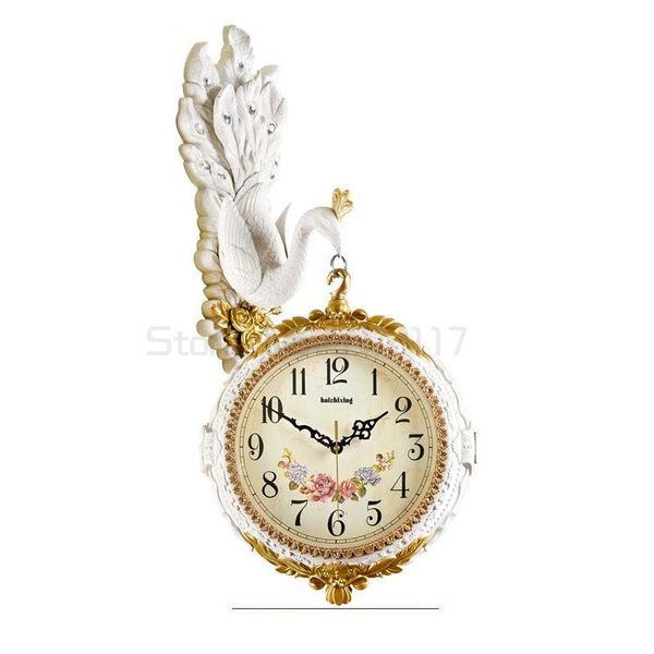 wall clocks european double sided clock peacock luxury vintage large creative living room silent simple home decor da60wc
wall clocks european double sided clock peacock luxury vintage large creative living room silent simple home decor da60wc