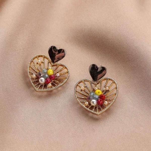raiow minar vintage crystal beads heart earrings for women gold metal love faux pearls dangle beach jewelry, Golden
raiow minar vintage crystal beads heart earrings for women gold metal love faux pearls dangle beach jewelry, Golden