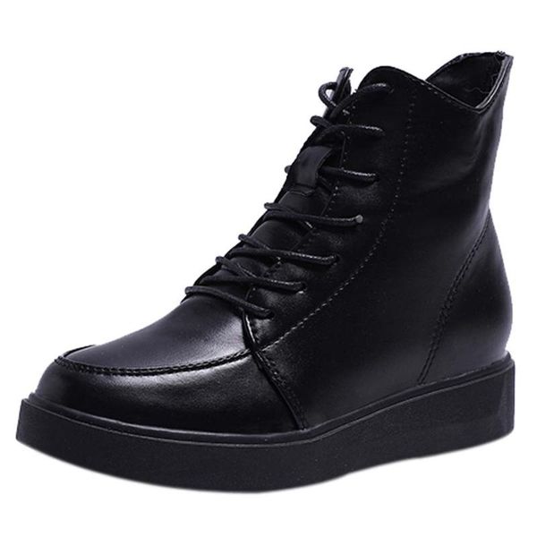 boots sagace ladies thick-bottomed tie with velvet warm inner leather autumn flat slip-on winter ankle for women, Black
boots sagace ladies thick-bottomed tie with velvet warm inner leather autumn flat slip-on winter ankle for women, Black