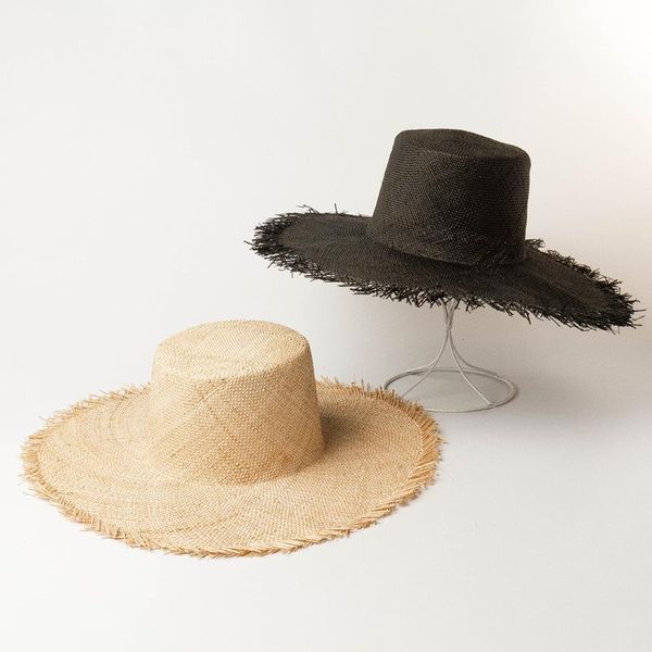 wide brim hats spring summer style simple fashion high flat big treasure straw hat women men outdoor sun protection beach, Blue;gray
wide brim hats spring summer style simple fashion high flat big treasure straw hat women men outdoor sun protection beach, Blue;gray