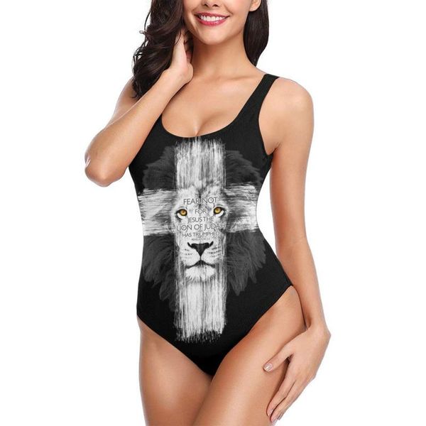 one-piece suits solid swimsuit women one piece bathing suit high cut low back jesus kerusso brand christian lion cross fear beach wear
one-piece suits solid swimsuit women one piece bathing suit high cut low back jesus kerusso brand christian lion cross fear beach wear