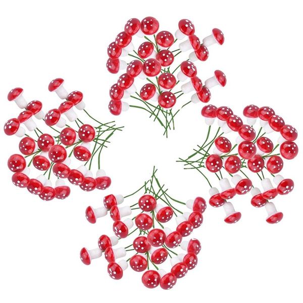 decorative flowers & wreaths 200pcs mini foam mushroom for garden ornament flower pots bonsai landscape decor (red)-abux
decorative flowers & wreaths 200pcs mini foam mushroom for garden ornament flower pots bonsai landscape decor (red)-abux