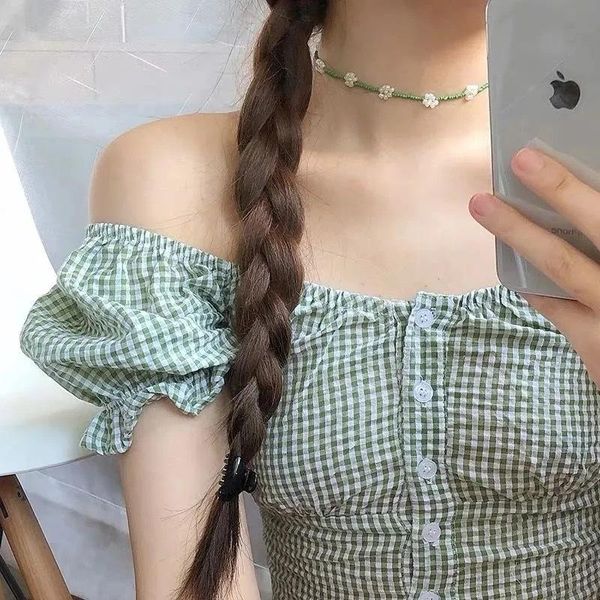 chokers color handmade small daisy flower rice bead necklace female choker neck chain, Golden;silver
chokers color handmade small daisy flower rice bead necklace female choker neck chain, Golden;silver